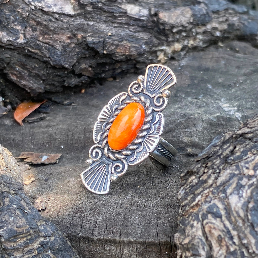 Desert Flame Spiny Oyster Ring