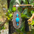 Sacred Mesa Turquoise Pendant