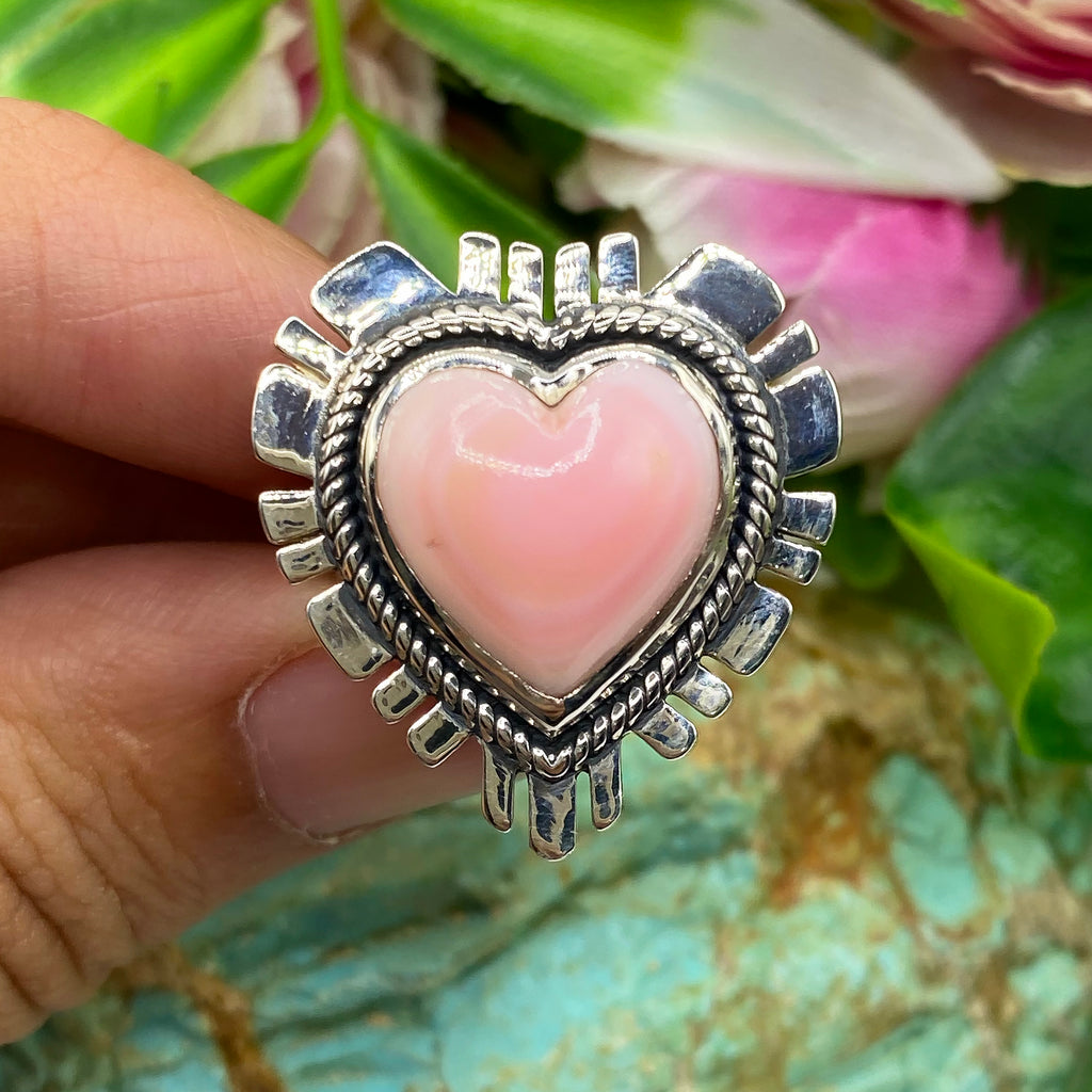 Desert Heart Conch Shell Ring