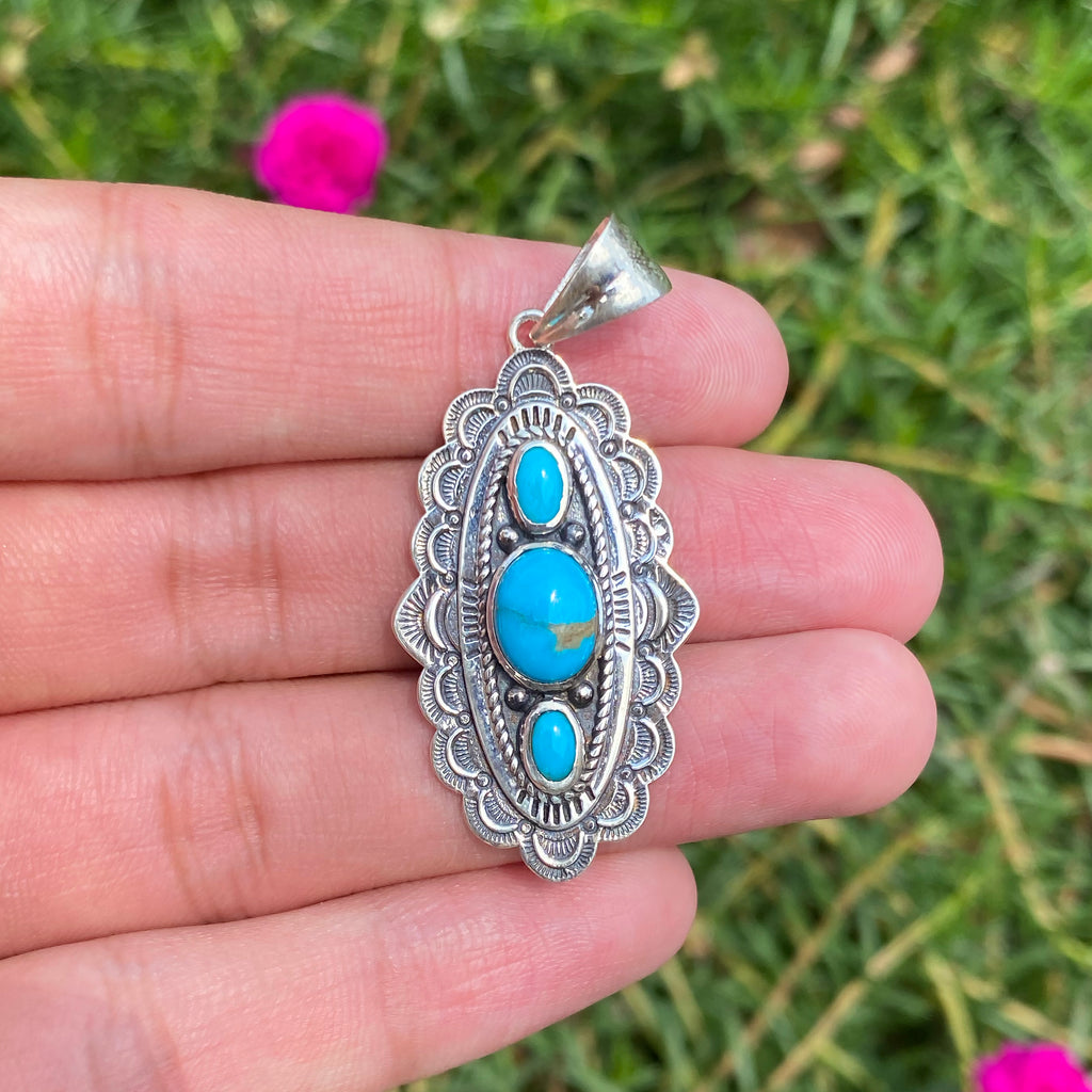 Sacred Mesa Turquoise Pendant