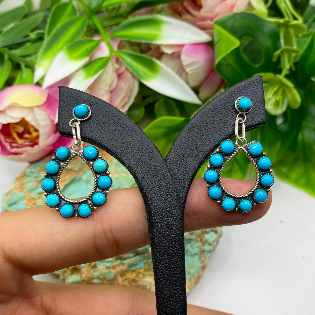 Sun Mesa Turquoise Cluster Earrings