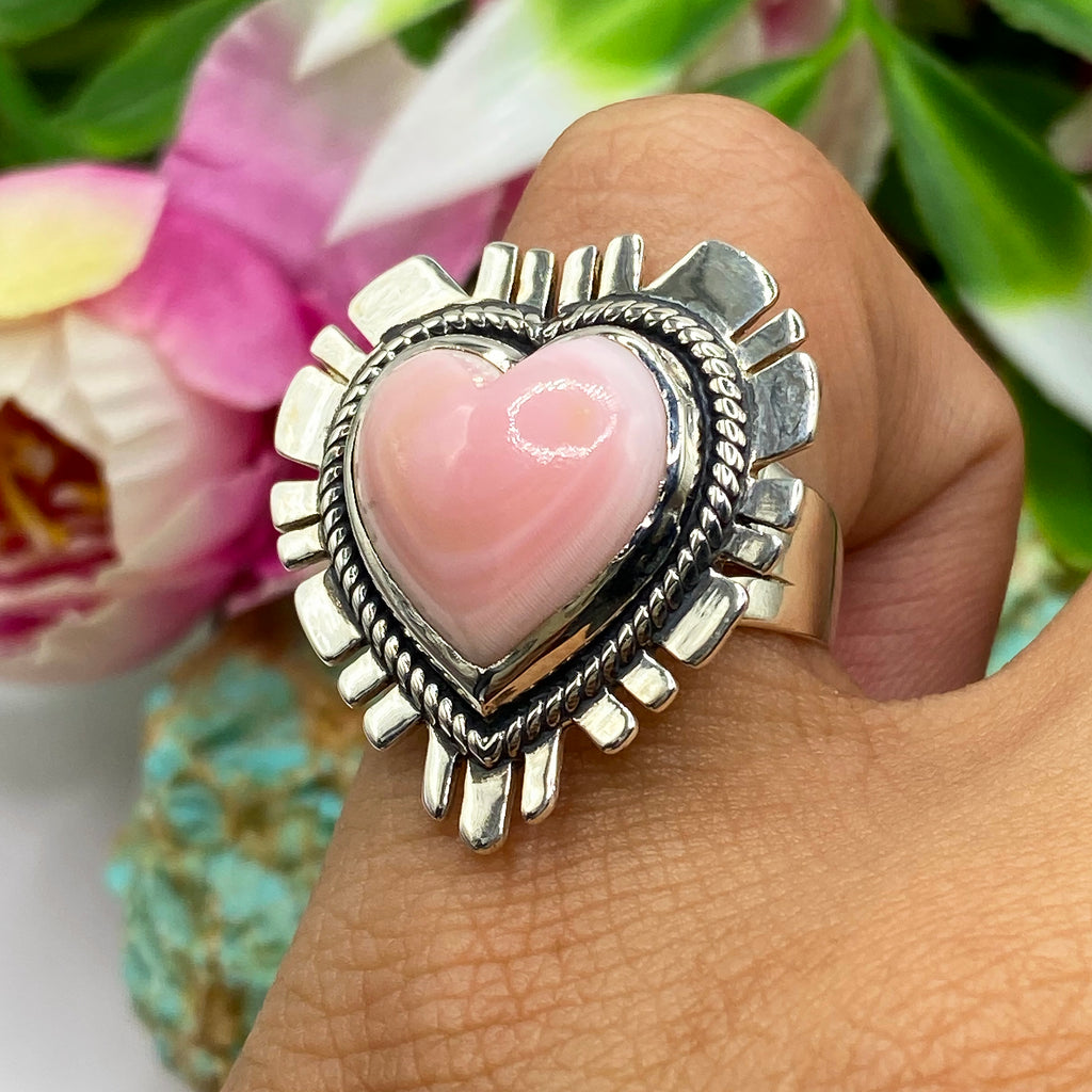 Desert Heart Conch Shell Ring