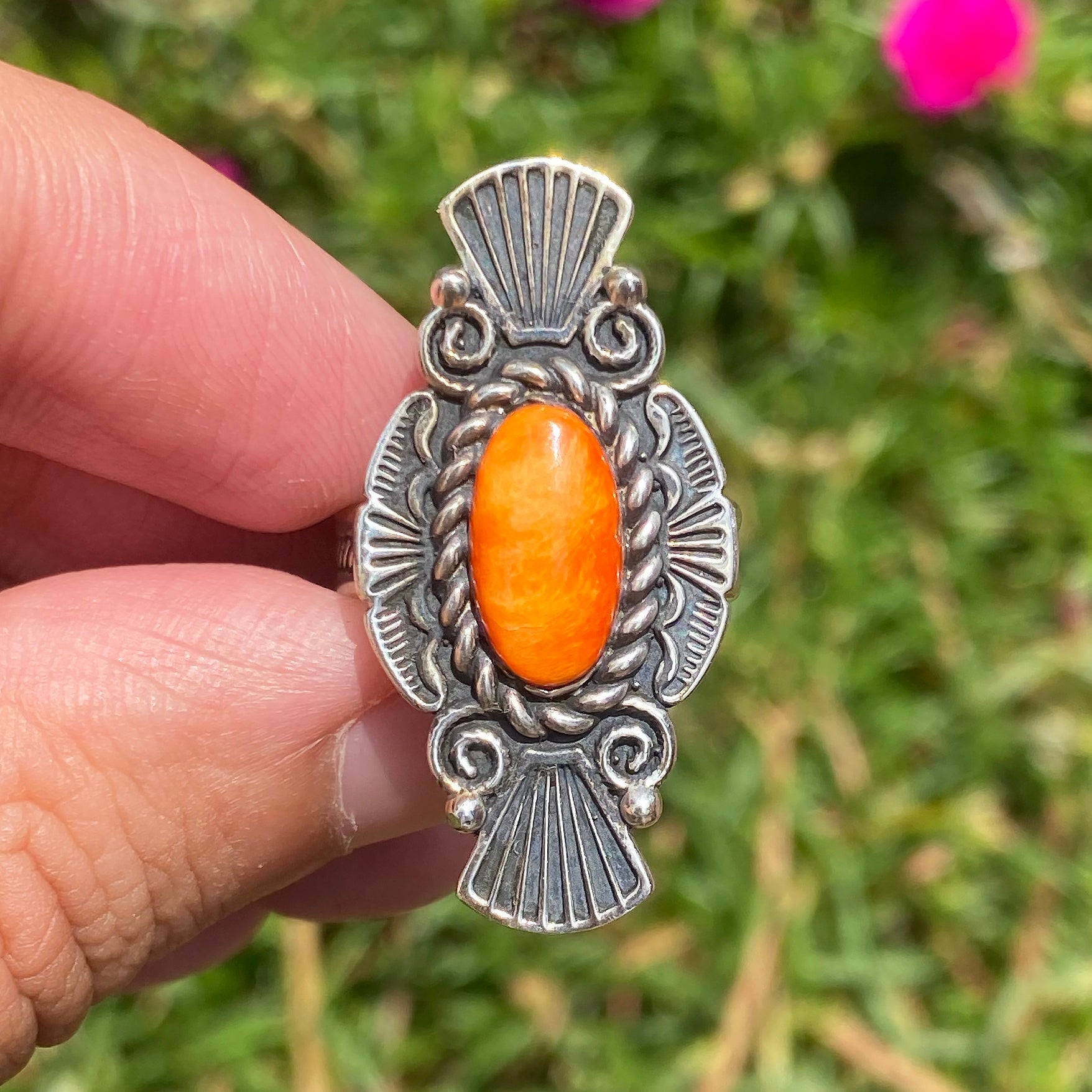 Desert Flame Spiny Oyster Ring