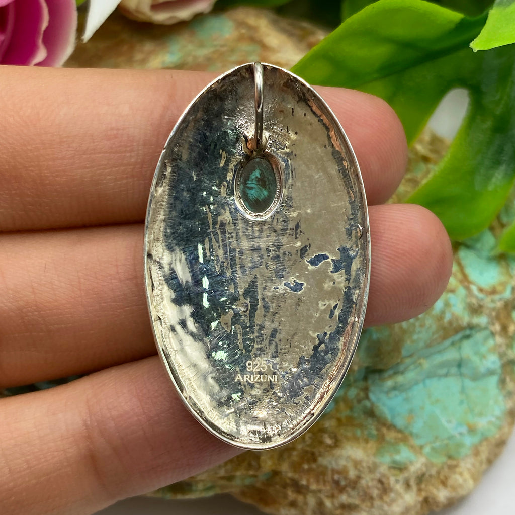Canyon Bloom Turquoise Pendant