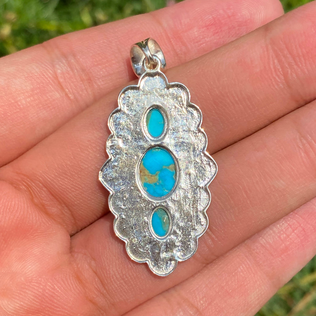 Sacred Mesa Turquoise Pendant