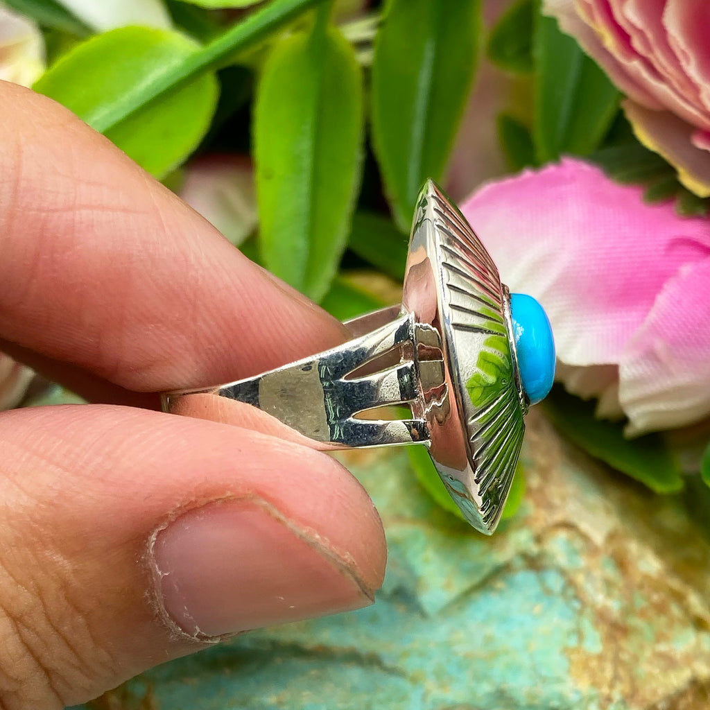 Radiant Sky Turquoise Ring
