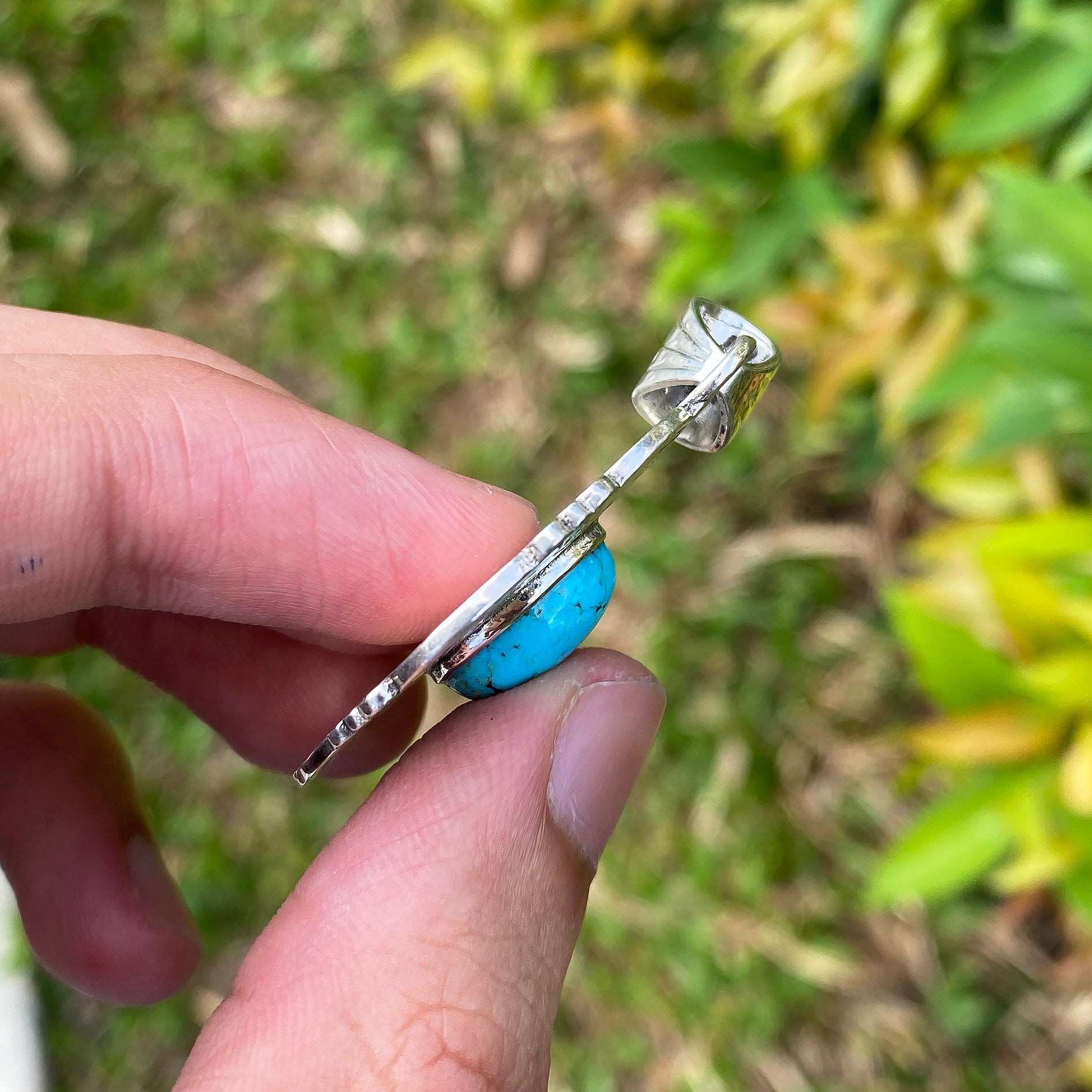 Desert Crest Turquoise Pendant