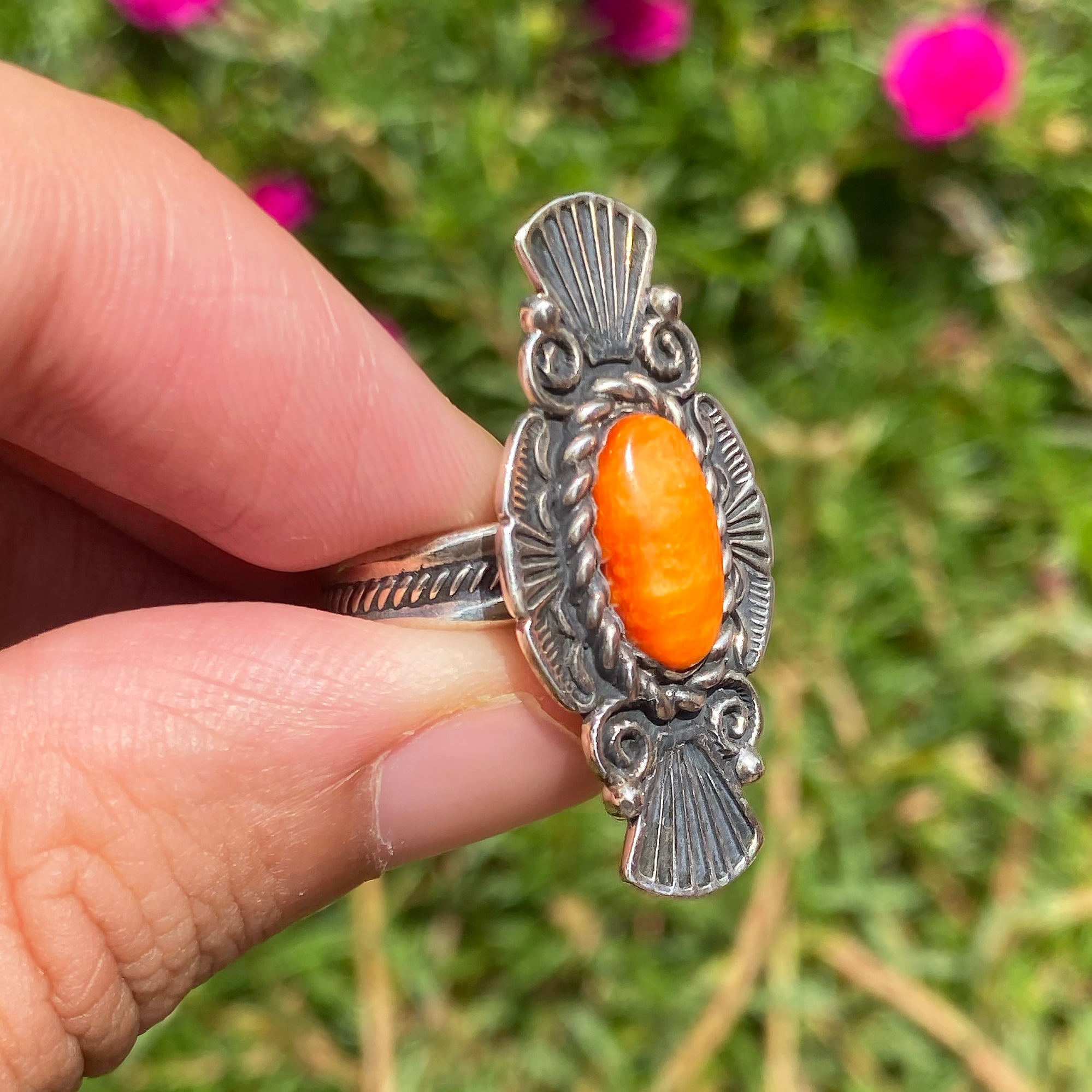 Desert Flame Spiny Oyster Ring