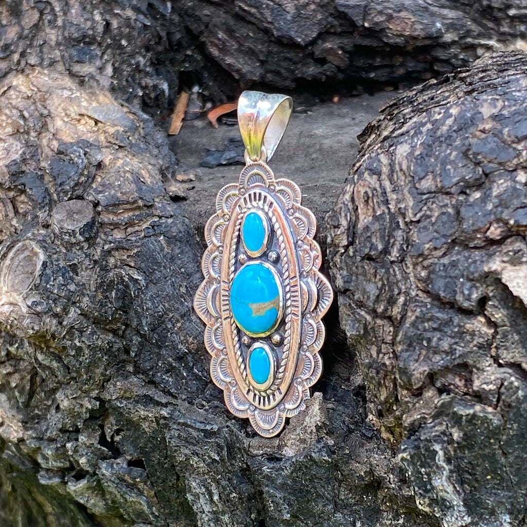 Sacred Mesa Turquoise Pendant