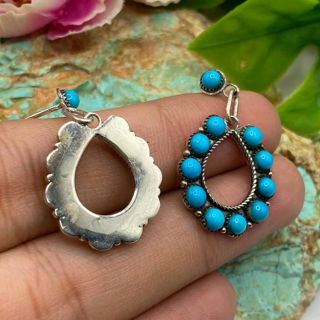 Sun Mesa Turquoise Cluster Earrings