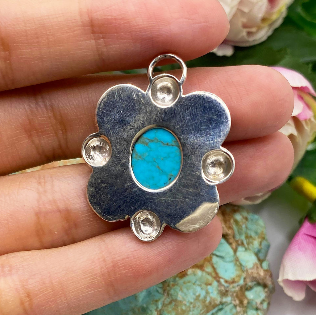 Sunburst Turquoise Pendant