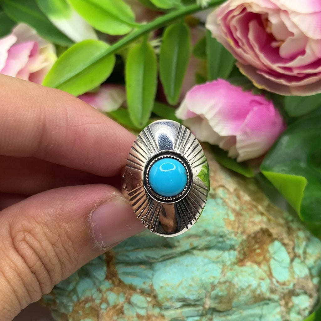 Radiant Sky Turquoise Ring