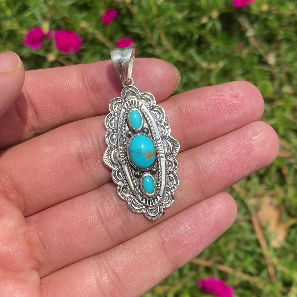 Sacred Mesa Turquoise Pendant