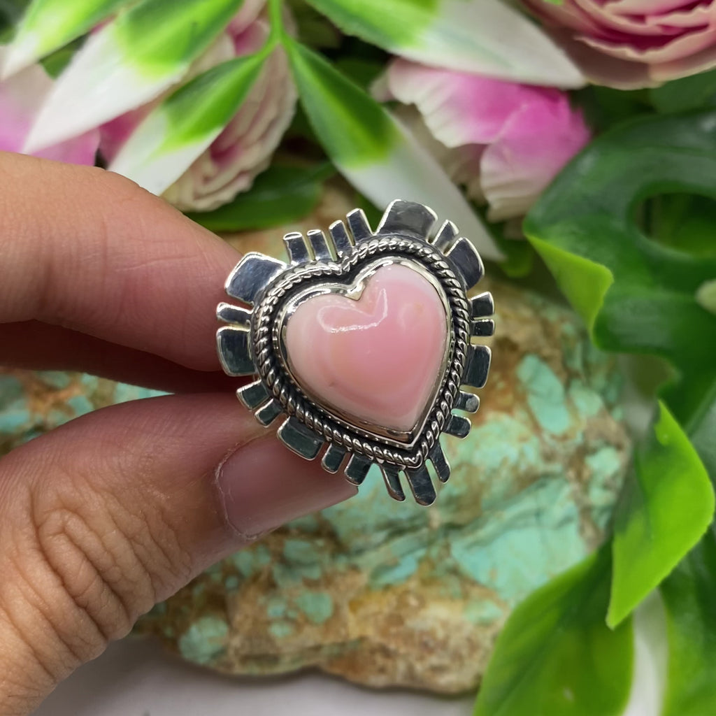 Desert Heart Conch Shell Ring